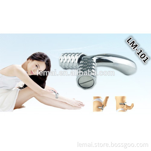 Silver Y-Shaped 3D Solar Energy Microcurrent Facial Body Massager Roller Anti-ag